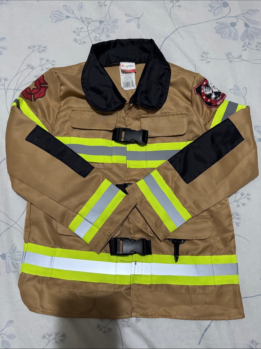 Disguise Kids Fire Fighter Costume (Size: M) - Picture 2 of 3